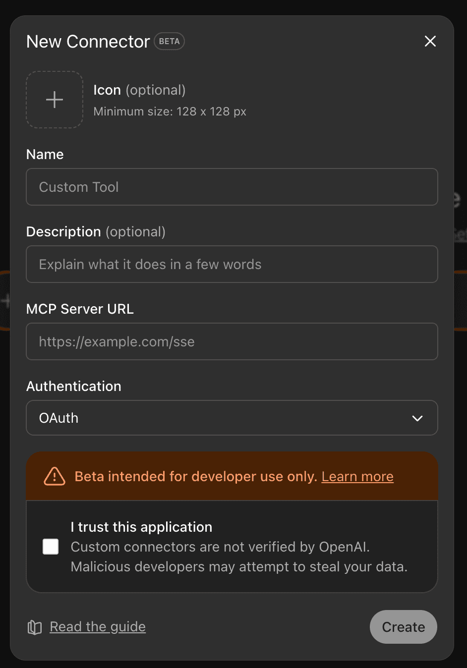 Apps & Connector Settings ChatGPT